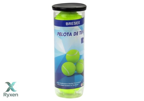 Piłki Do Tenisa Ziemnego Piłka Tenisowa Żółta Zestaw 3 szt. LEAN TOYS
