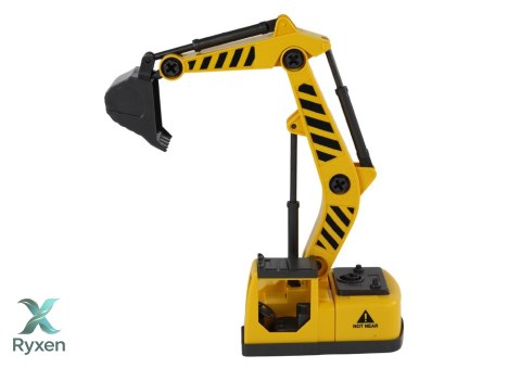 Pojazdy Budowlane Dźwięk Światła 1:12 DIY Betoniarka Dźwig Koparka LEAN TOYS