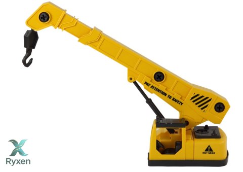 Pojazdy Budowlane Dźwięk Światła 1:12 DIY Betoniarka Dźwig Koparka LEAN TOYS
