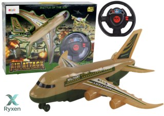 Samolot R/C Zdalnie Sterowany Wojskowy Moro Światła Pilot LEAN TOYS