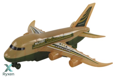 Samolot R/C Zdalnie Sterowany Wojskowy Moro Światła Pilot LEAN TOYS