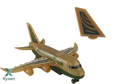 Samolot R/C Zdalnie Sterowany Wojskowy Moro Światła Pilot LEAN TOYS