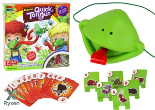 Zabawna Gra Zręcznościowa Szybki Język - Złap Owada Maska Kameleon LEAN TOYS