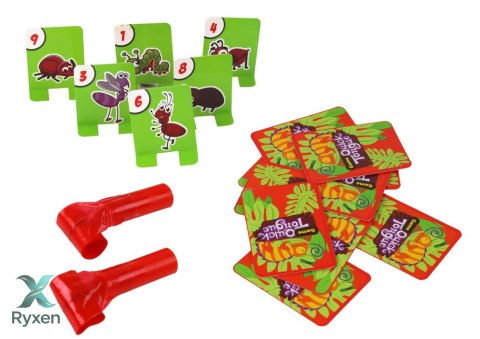Zabawna Gra Zręcznościowa Szybki Język - Złap Owada Maska Kameleon LEAN TOYS