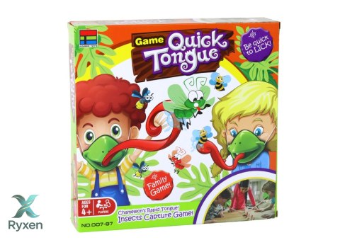 Zabawna Gra Zręcznościowa Szybki Język - Złap Owada Maska Kameleon LEAN TOYS
