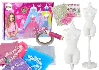 Zestaw Artystyczny Kreatywny Do Tworzenia Kreacji Sukienek LEAN TOYS