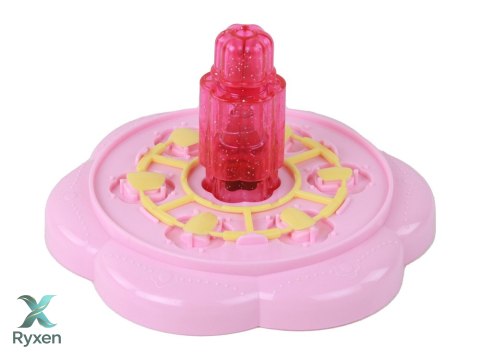 Zestaw Do Paznokci Różowy Tipsy Naklejki Diamenciki LEAN TOYS