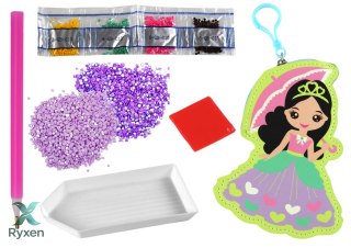 Zestaw Koralików Do Wyklejania DIY Księżniczka Brelok Kieszonka LEAN TOYS