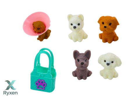 Zestaw Lalka Weterynarz Gabinet Pielęgnacyjny Meble Akcesoria Zwierzaki LEAN TOYS