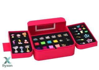 Zestaw Piękności Do Tworzenia Biżuterii W Szkatułce Zawieszki Spinki LEAN TOYS