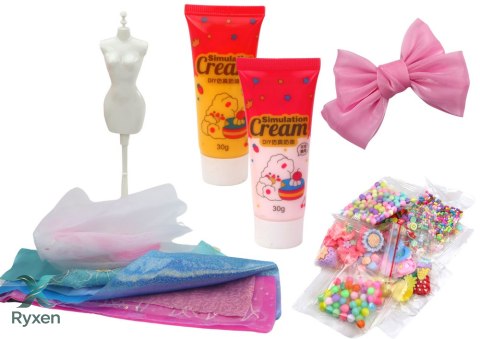 Zestaw Piękności Kreatywny W Kuferku Do Tworzenia Kreacji Akcesoria LEAN TOYS