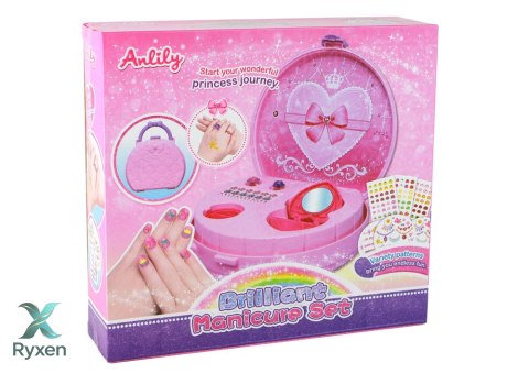 Zestaw Piękności Walizka Z Akcesoriami Pierścionki Tatuaże LEAN TOYS