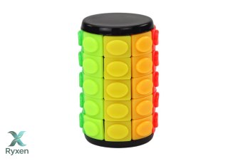 Zestaw Układanek Logicznych Walec 3 Stopnie Trudności LEAN TOYS