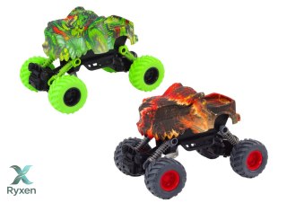 Autko Dinozaur Napęd Frykcyjny Czerwone lub Zielone Terenowe LEAN TOYS