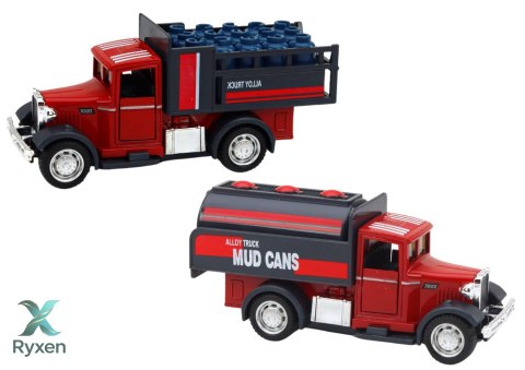 Autko Dostawcze Aluminiowe Otwierane Drzwi Światła Dźwięki LEAN TOYS