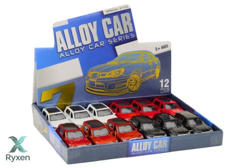 Autko Osobowe 1:32 Światło Dźwięki Napęd Otwierane Drzwi Metalowe LEAN TOYS