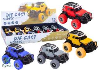 Autko Terenowe 1:32 Metalowe Gumowe Koła Światła Dźwięki Napęd LEAN TOYS