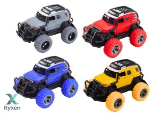 Autko Terenowe 1:32 Metalowe Gumowe Koła Światła Dźwięki Napęd LEAN TOYS