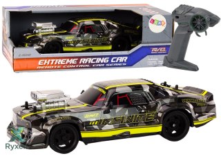 Autko Zdalnie Sterowane RC 1:16 Gumowe Koła Drift Czarny LEAN TOYS