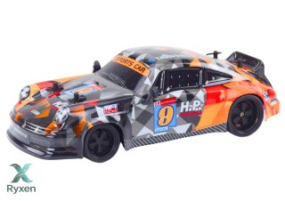 Autko Zdalnie Sterowane RC 1:18 Gumowe Koła Drift Pomarańczowy LEAN TOYS
