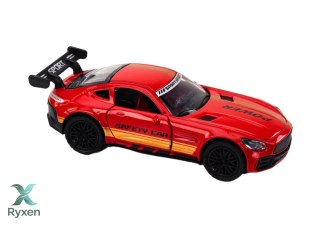 Auto Sportowe Samochód 1:32 Figurka Czerwona Spojler Metal LEAN TOYS