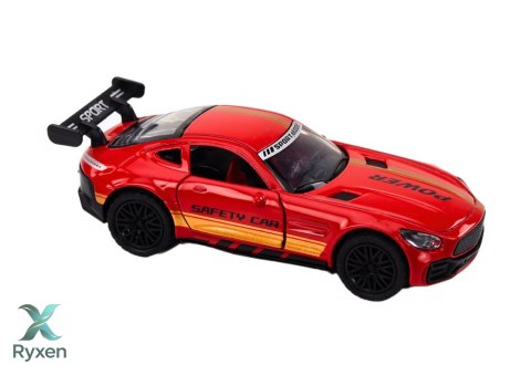 Auto Sportowe Samochód 1:32 Figurka Czerwona Spojler Metal LEAN TOYS