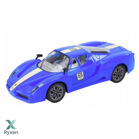 Auto Sportowe Zdalnie Sterowane Na Pilota 1:16 R/C Niebieskie LEAN TOYS