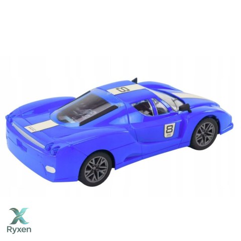 Auto Sportowe Zdalnie Sterowane Na Pilota 1:16 R/C Niebieskie LEAN TOYS