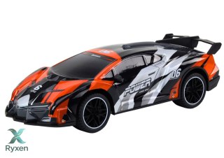 Auto Sportowe Zdalnie Sterowane RC 1:10 Pomarańczowe Prędkość 25 km/h LEAN TOYS