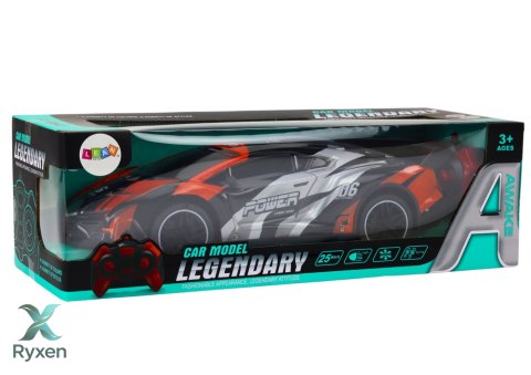 Auto Sportowe Zdalnie Sterowane RC 1:10 Pomarańczowe Prędkość 25 km/h LEAN TOYS