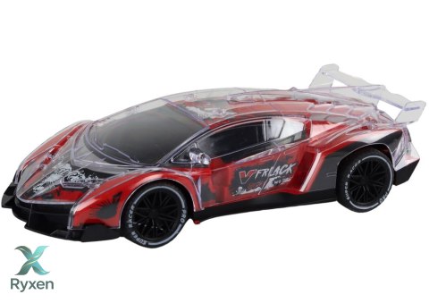Auto Sportowe Zdalnie Sterowane RC Skala 1:16 Światła Czerwone LEAN TOYS