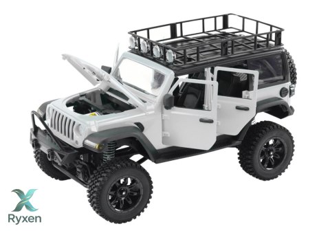 Auto Terenowe Zdalnie Sterowane RC 2.4G Napęd 4x4 Szary LEAN TOYS