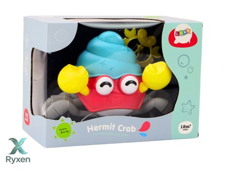 Chodzący Krabik Nakręcany Kolorowy Krab Pełzający Interaktywny LEAN TOYS