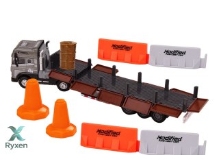 Ciężarówka Z Przyczepą 1:24 TIR Auto Ciężarowe Akcesoria Dźwięki Światła LEAN TOYS
