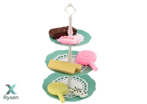 Cukiernia Kawiarnia Zestaw Słodycze Figurki Kawa Ciasto 25 ele. LEAN TOYS