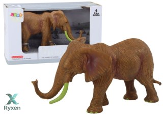Figurka Kolekcjonerska Słoń Afrykański Safari Brązowy LEAN TOYS
