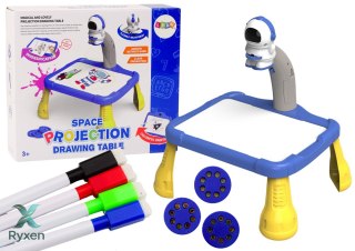 Kosmiczny Projektor Rzutnik Do Rysowania Tablica Stoliczek Kosmos LEAN TOYS