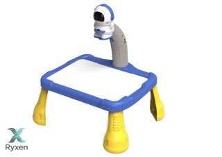 Kosmiczny Projektor Rzutnik Do Rysowania Tablica Stoliczek Kosmos LEAN TOYS