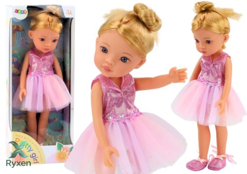 Lalka Baletnica Różowa Laleczka Balerina Sukienka 33cm LEAN TOYS