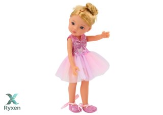 Lalka Baletnica Różowa Laleczka Balerina Sukienka 33cm LEAN TOYS