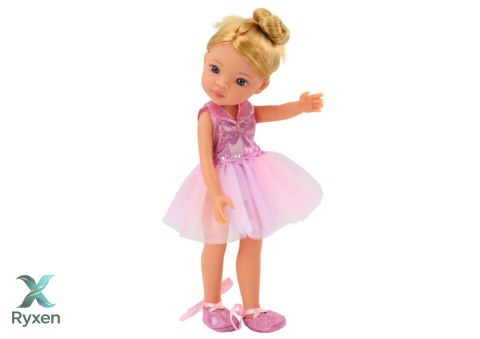 Lalka Baletnica Różowa Laleczka Balerina Sukienka 33cm LEAN TOYS