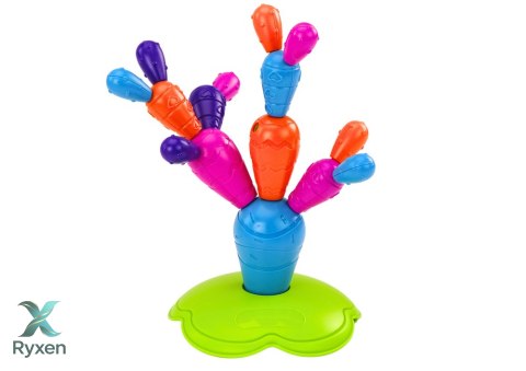 Magnetyczny Kaktus Klocki Konstrukcyjne 16 Elementów LEAN TOYS