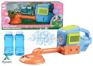 Maszyna Do Baniek Mydlanych Kosiarka Podkaszarka Dwa Płyny Niebieska LEAN TOYS