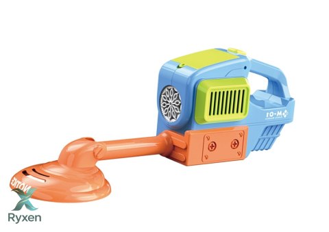 Maszyna Do Baniek Mydlanych Kosiarka Podkaszarka Dwa Płyny Niebieska LEAN TOYS