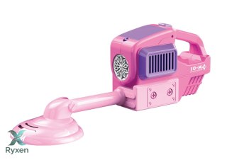 Maszyna Do Baniek Mydlanych Kosiarka Podkaszarka Dwa Płyny Różowa LEAN TOYS