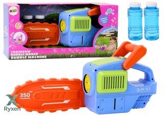 Maszynka Do Baniek Mydlanych Piła Łańcuchowa Niebieska LEAN TOYS