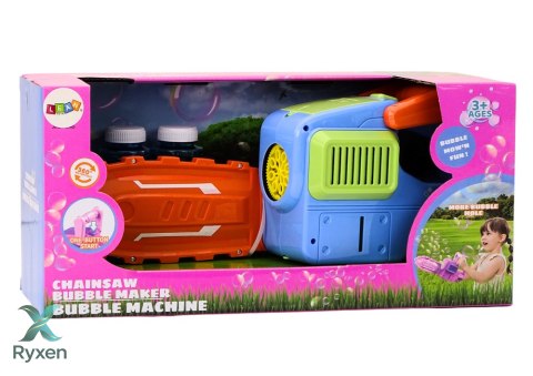 Maszynka Do Baniek Mydlanych Piła Łańcuchowa Niebieska LEAN TOYS