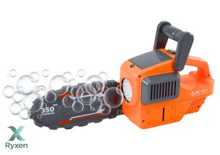 Maszynka Do Baniek Mydlanych Piła Łańcuchowa Pomarańczowa LEAN TOYS