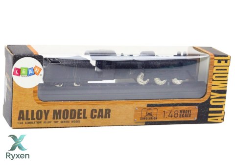 Model Kolekcjonerski Pociąg Wagon Lokomotywa 1:48 Metalowy Czarny LEAN TOYS