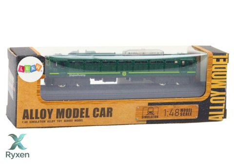Model Kolekcjonerski Pociąg Wagon1:48 Metalowy Zielony LEAN TOYS